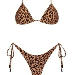Triangl Vinca Georgia Leopard Bikini